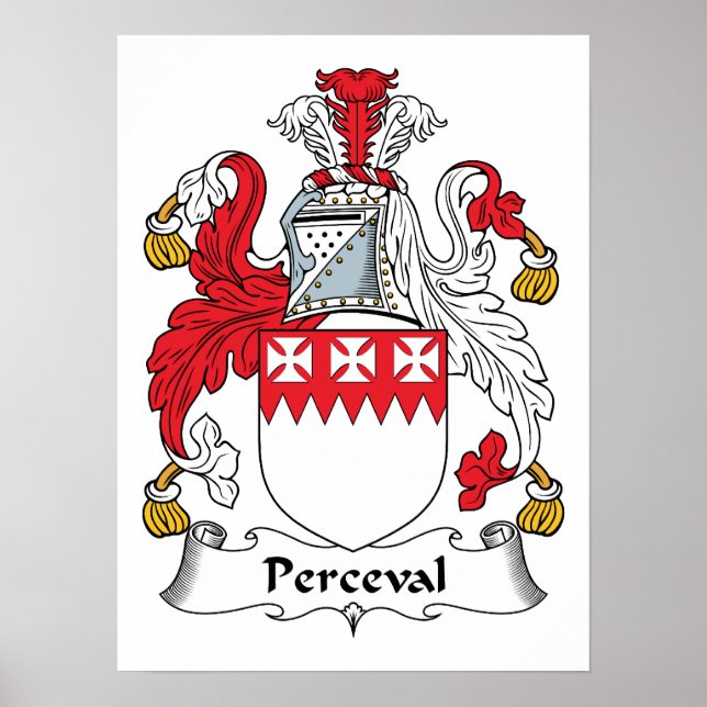 Póster Perceval Family Crest (Frente)
