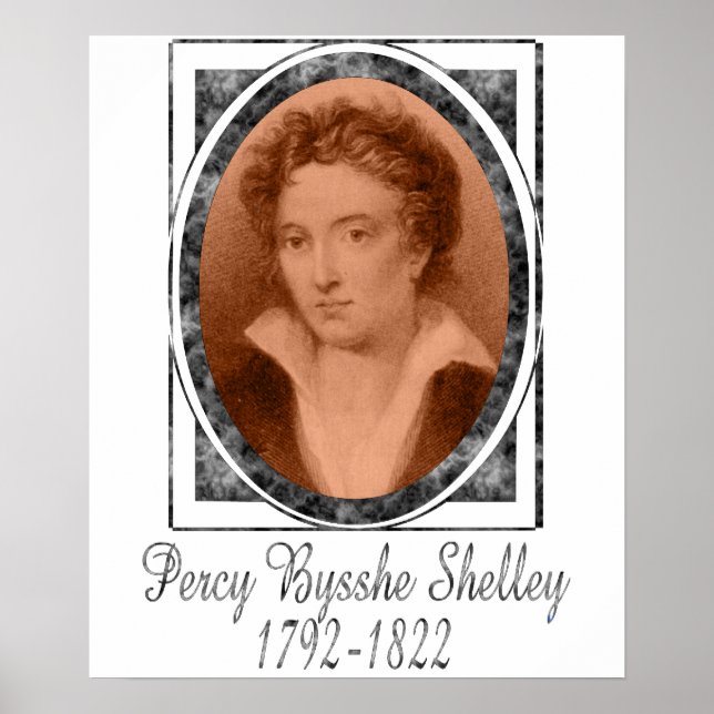 Poster Percy Bysshe Shelley (Frente)