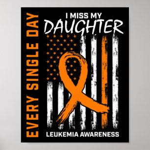 Poster Perda De Leucemia Filha Sensibilização Bandeira Am