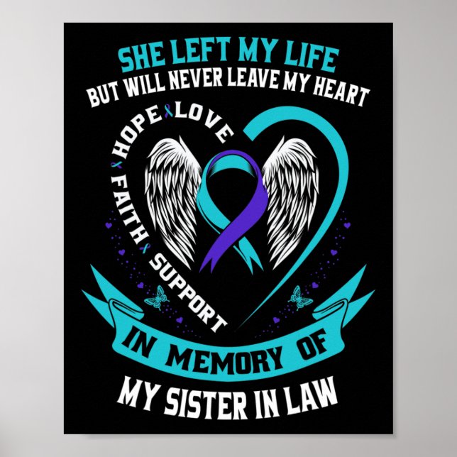 Poster Perda De Memória Da Minha Irmã Em Direito Suicida  (Frente)