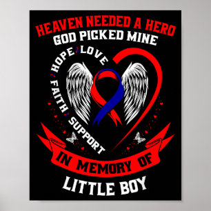 Poster Perda Do Filho Menino Pequeno Produtos de Conscien