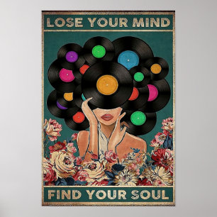 Poster Perder sua mente Encontre sua alma