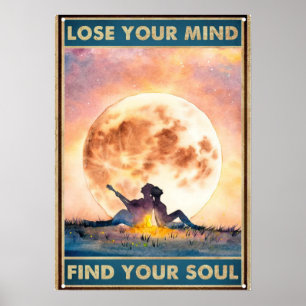 Poster Perder sua mente Encontre sua alma