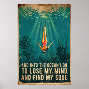 Poster Perder sua mente Encontre sua alma