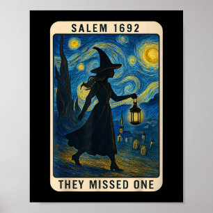 Poster Perderam Um Tarot Van Gogh Salem 1692 Hallowee