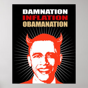 POSTER PERDIÇÃO. INFLAÇÃO. OBAMANATION