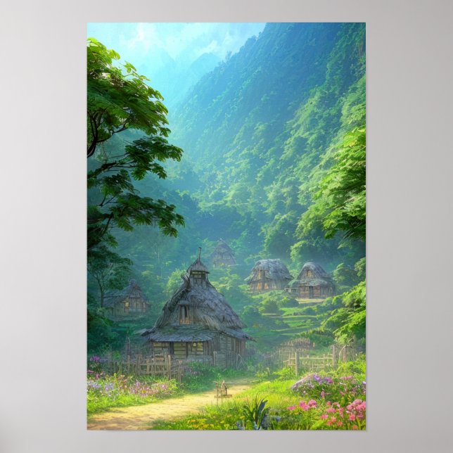 Poster Perdida na selva (Frente)