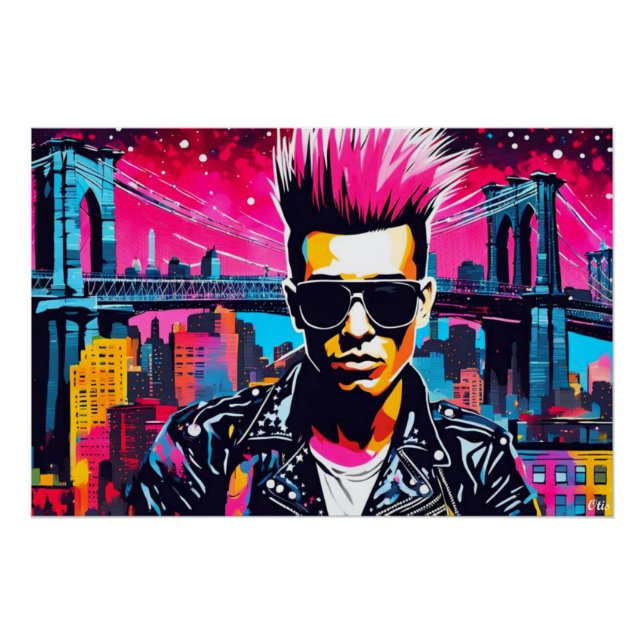 PÓSTER PERDIDO DE GAROTOS NA CIDADE (Frente)