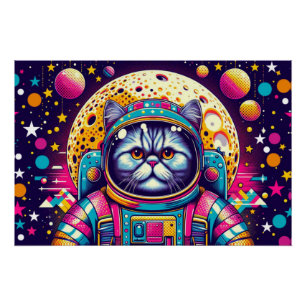 PÓSTER PERDIDO DE GATO PERSO NO ESPAÇO