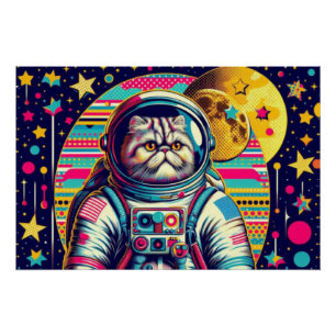 PÓSTER PERDIDO DE GATO PERSO NO ESPAÇO 6