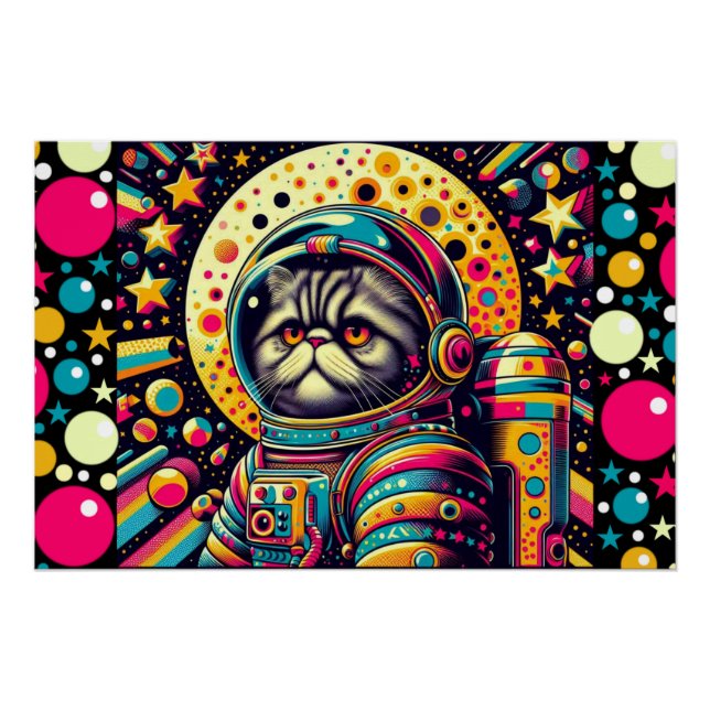 PÓSTER PERDIDO DE GATO PERSO NO ESPAÇO 8 (Frente)