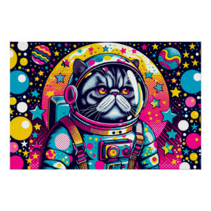 PÓSTER PERDIDO DE GATO PERSO NO ESPAÇO 9