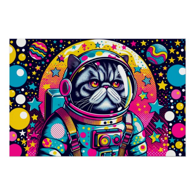 PÓSTER PERDIDO DE GATO PERSO NO ESPAÇO 9 (Frente)