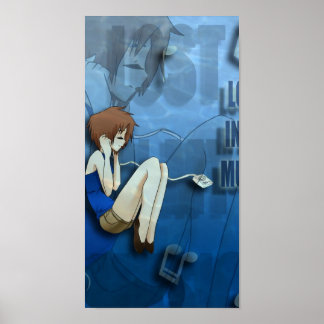 Póster perdido na minha música