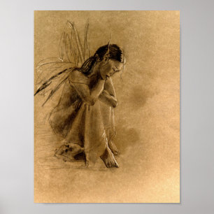 Póster perdido no pensamento (versão em papel castanho)