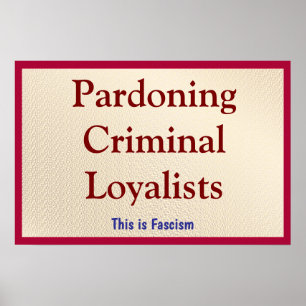 Poster Perdoando Criminosos Lealistas
