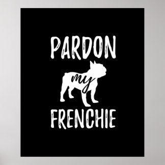 Poster perdoe minha frenchida | presente de proprietários
