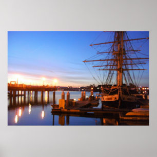 Poster Peregrino na foto do amanhecer