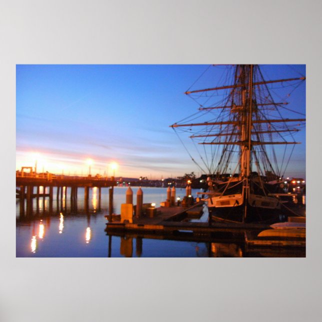 Poster Peregrino na foto do amanhecer (Frente)