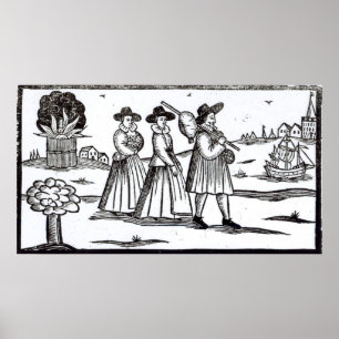 Poster Peregrinos que partem para o mundo novo