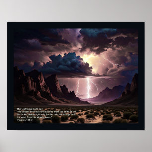 Poster Perek Shirah - LIghtning