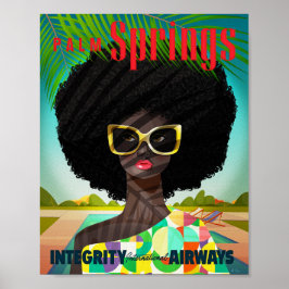 Poster Perfectly Palm Springs Art Print