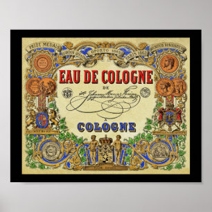 Poster Perfume Romântico parisiense 1868