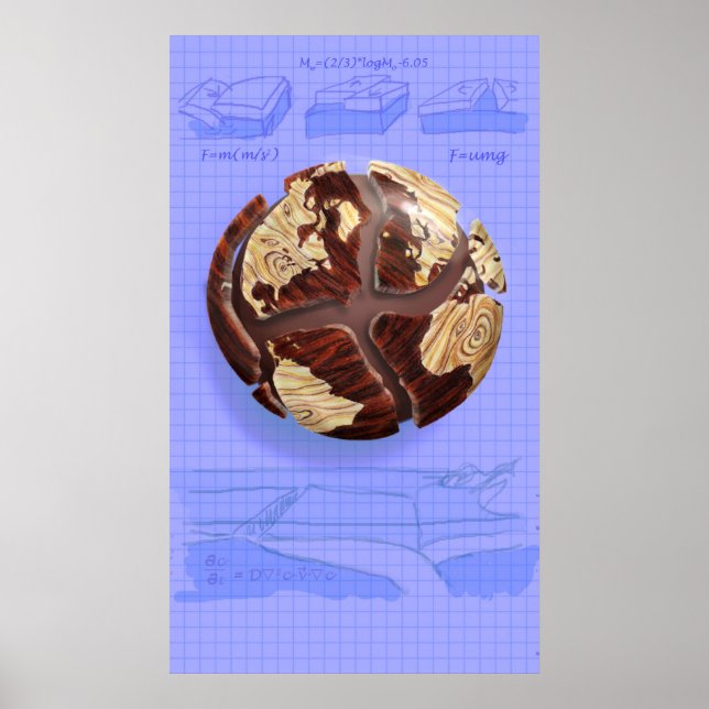 Poster Perfuração Continental (Frente)