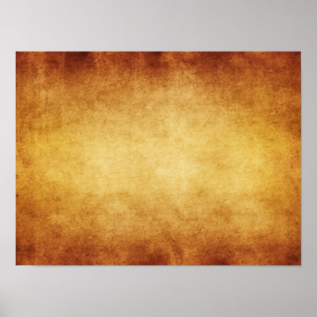 Poster Pergaminho de Vintage - Antecipação de Papel Antiq (Frente)