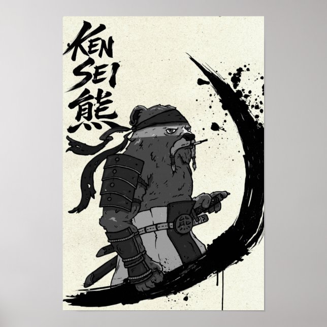 Poster Pergaminho do Urso Kensei II (Frente)