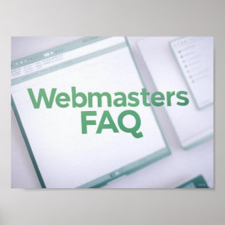 Poster Perguntas frequentes dos WebMasters