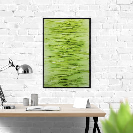 Poster Peridot Green Abstrato