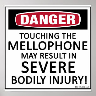 Poster Perigo Mellophone