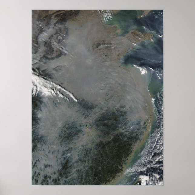 Poster Perigo sobre a China Oriental (Frente)