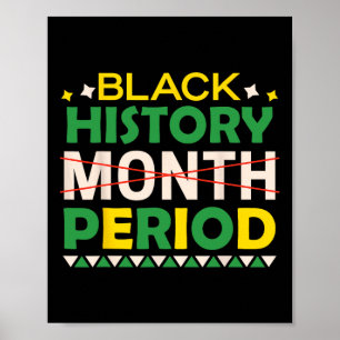 Poster Período de Histórico Preto Mês Histórico Preto Mês