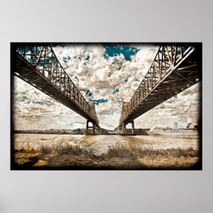 Póster Período gêmeo Textured