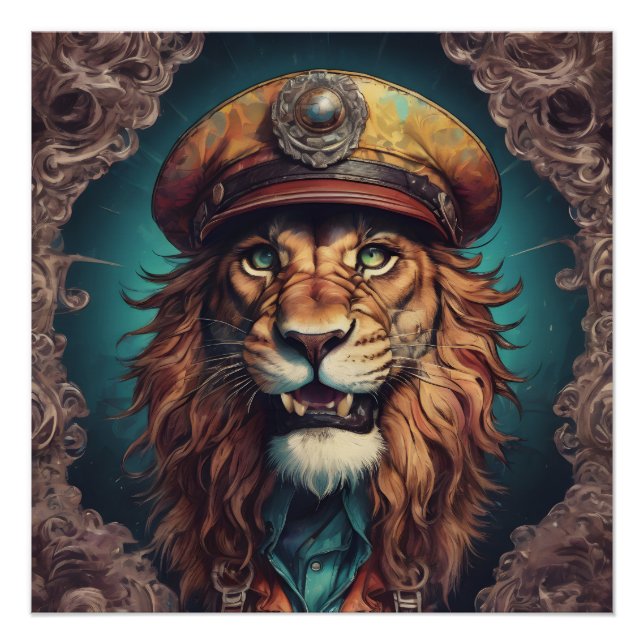 Póster Perkins, o Leão (Frente)