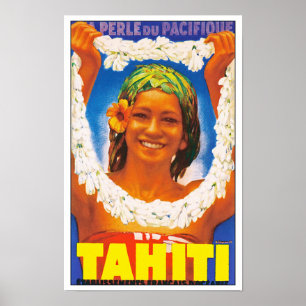Póster ~ Perle du Pacifique de Tahiti