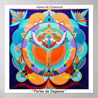 Póster " Perles de Sagesse "