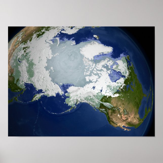 Póster Permafrost Circum-Ártico (Frente)
