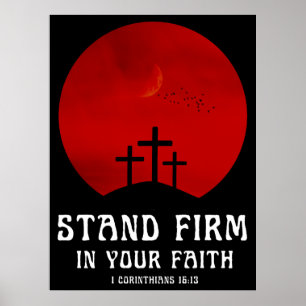 Poster Permaneçam firmes na fé
