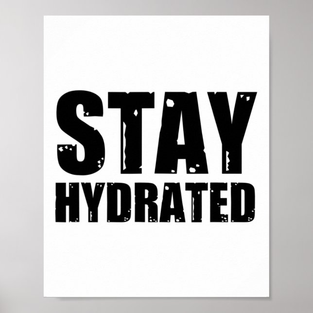 Poster Permanecer Hidratado1 (Frente)
