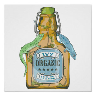 Póster Perna De Feiticeiras De Macbeth Lizard