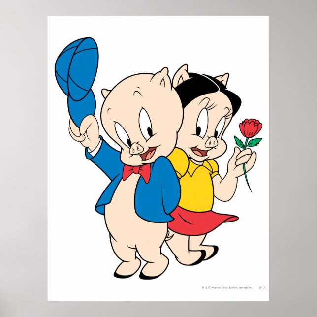 Poster Pernalonga e Petúnia (Frente)