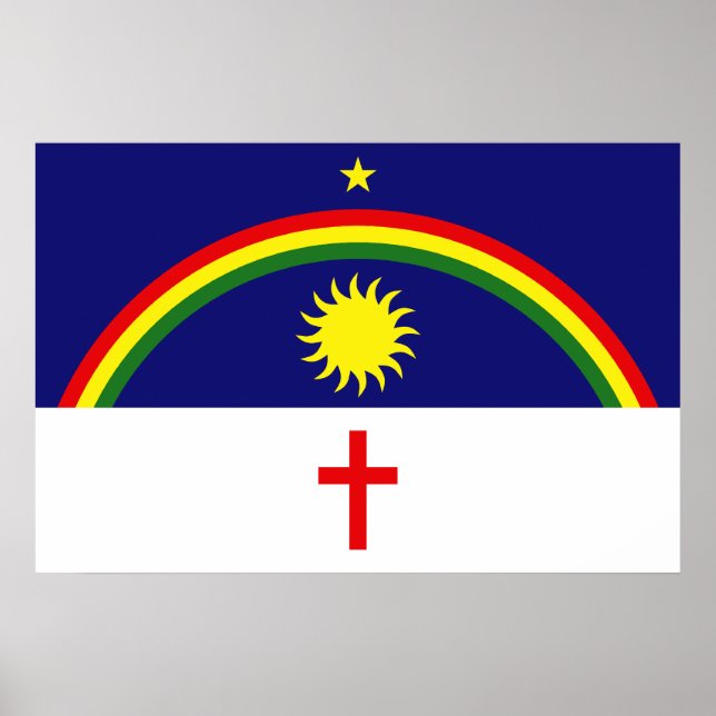Póster Pernambuco, bandeira do Brasil (Frente)