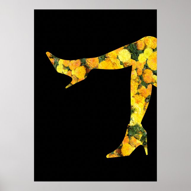 Poster Pernas Florais (Frente)