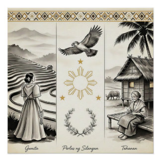 Póster Pérolas da Gunita-Lar do Oriente-FilipinoHerança