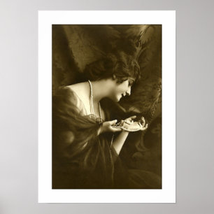 Póster pérolas de ornamentado deco