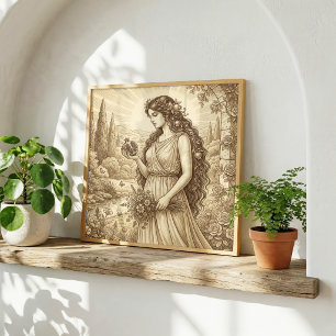 Poster Perséfone Mitologia Grega