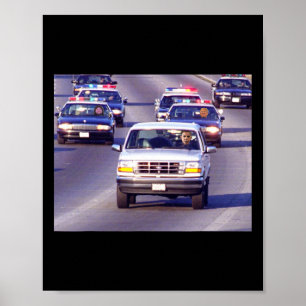 Poster Perseguição de Carro Policial de Oma Meme de Trump